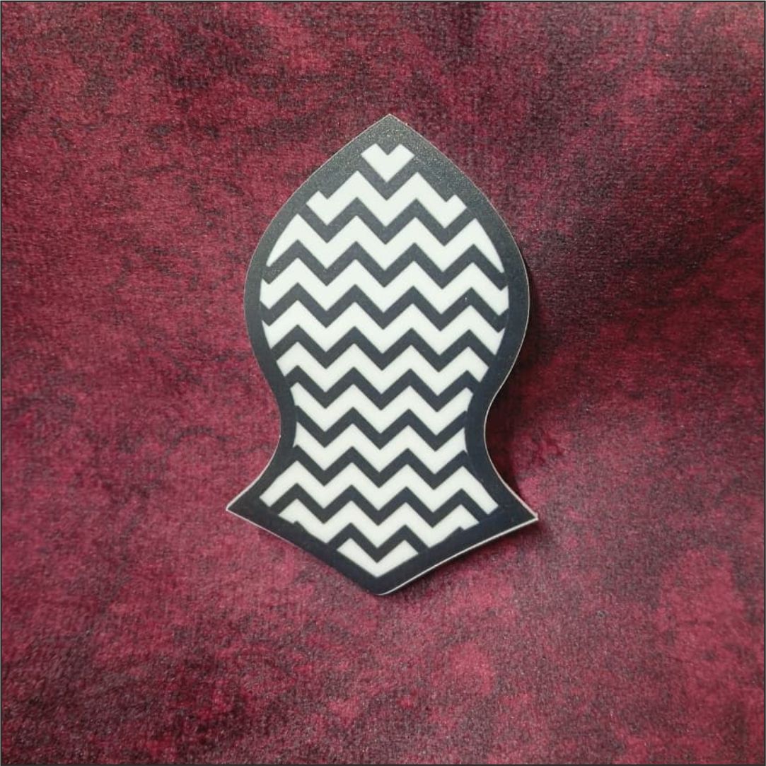Nalain Pak Badge in Aala Hazrat Pattern | MOQ 30